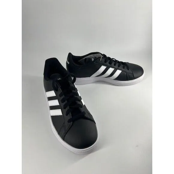 Adidas Grand Court Base 2.0 Sneaker Black Tennis Shoe Trainer Mens Size 8