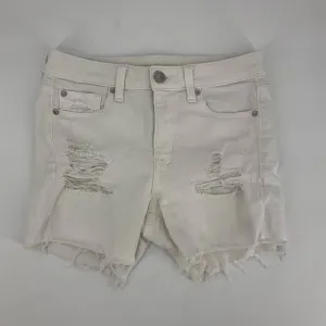 American Eagle White Ripped Shorts - Size 4