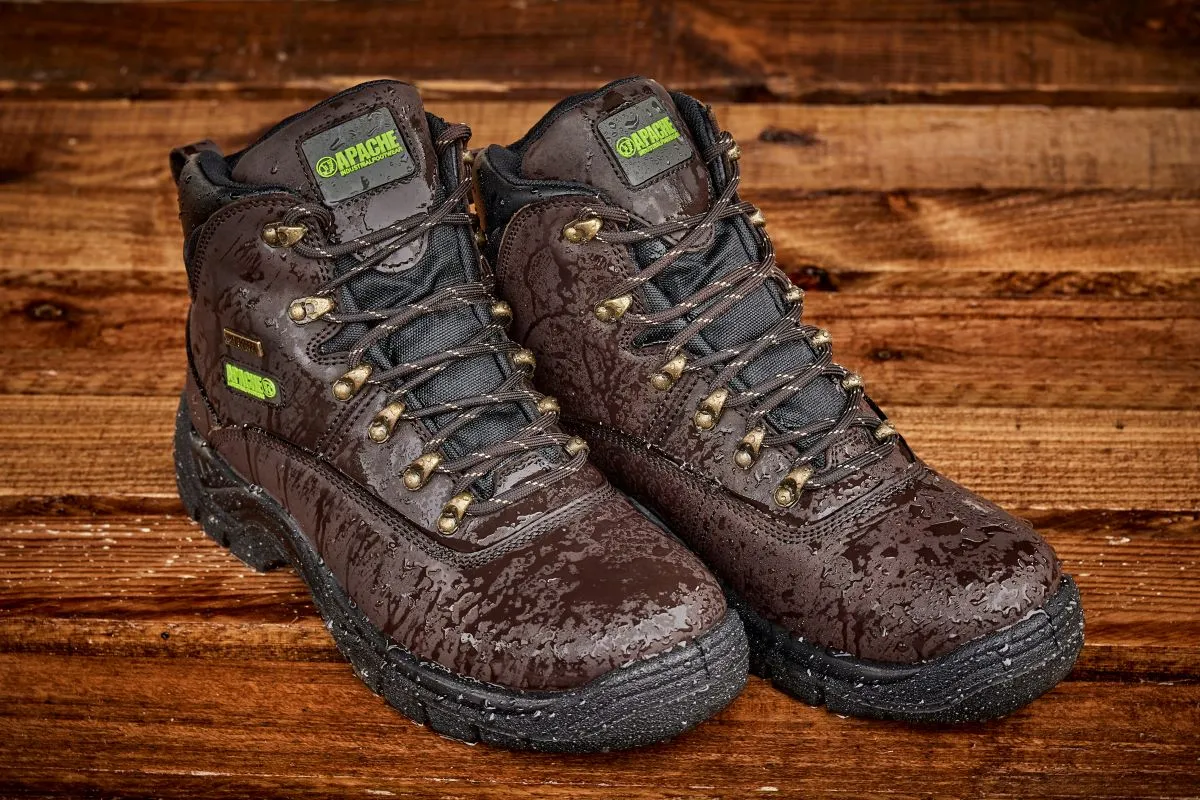 Apache SS813SM Mens Waterproof Steel Toe Safety Hiker Boots