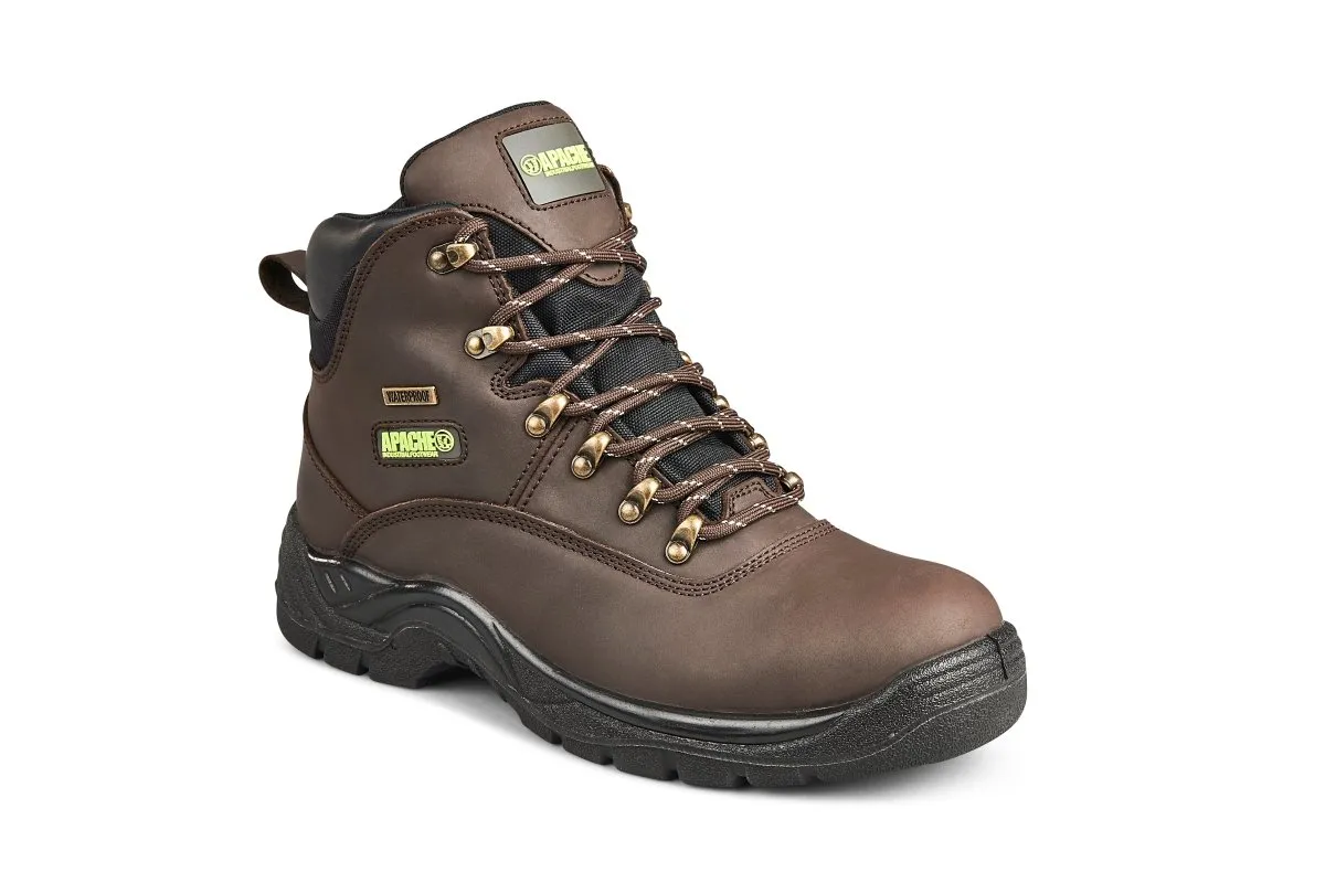 Apache SS813SM Mens Waterproof Steel Toe Safety Hiker Boots