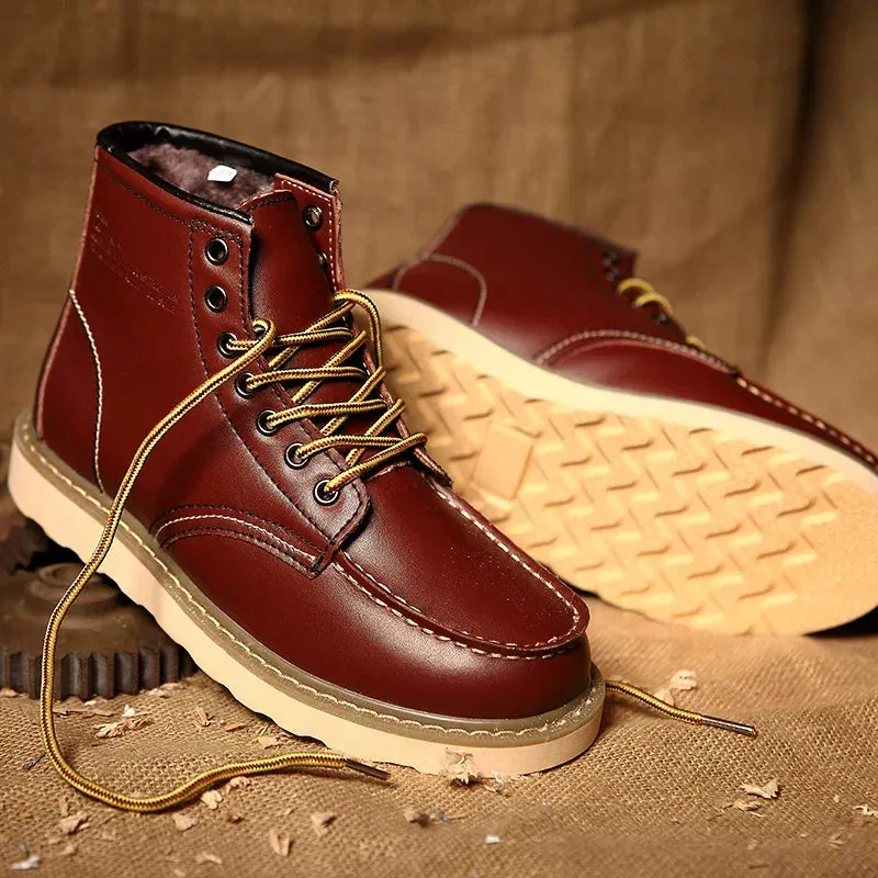 Atlas | Premium Leather Winter Boots for Men