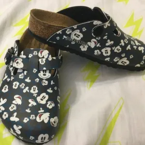 BIRKENSTOCK Clogs Shoes Boston Birko-Flor Mickey Mouse Size 26 US Size 8-8.5 NEW