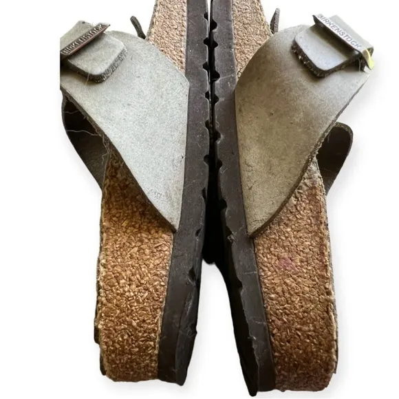 Birkenstock Gizeh Thong Leather Sandals Tan 37/6