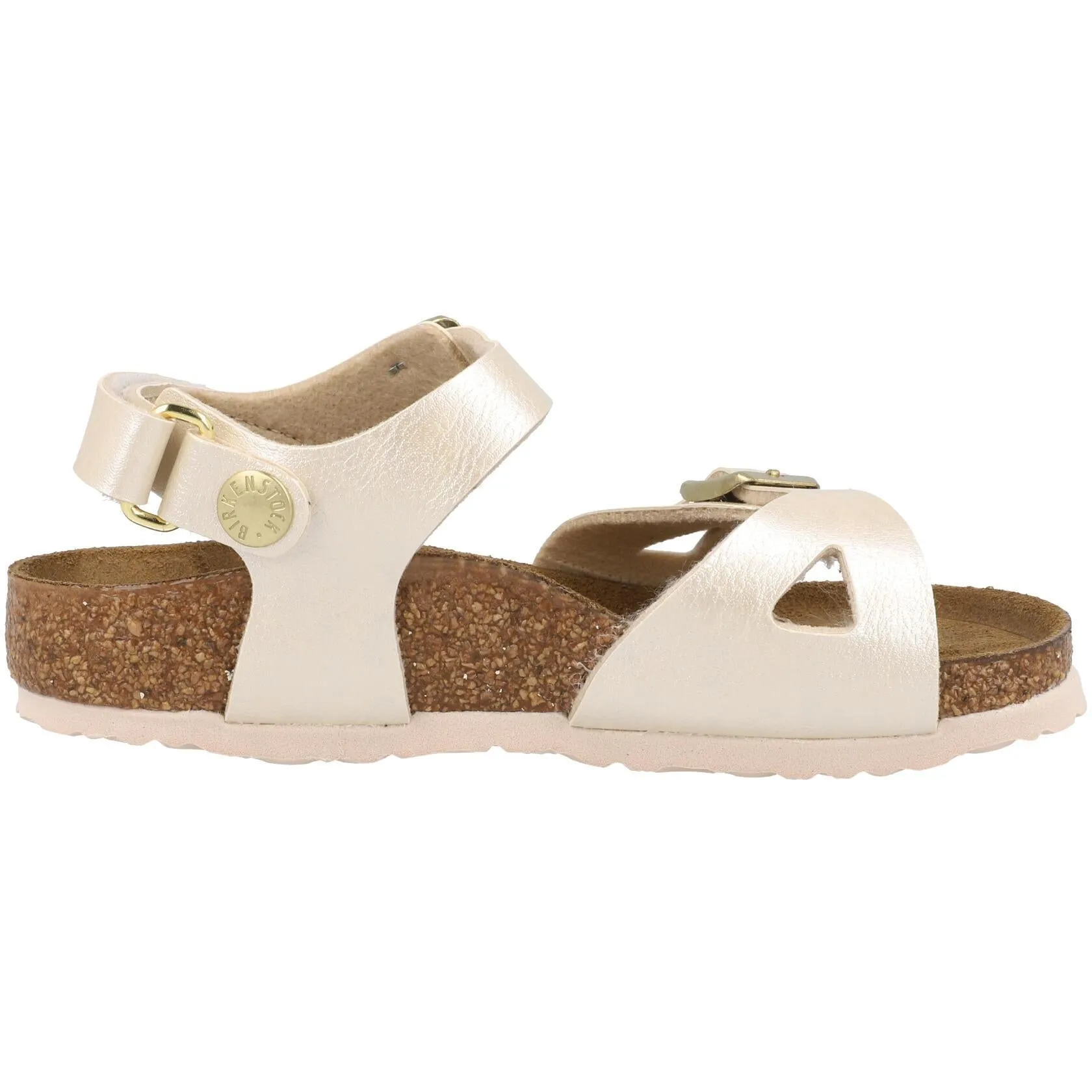 Birkenstock Rio Kids Pearl White Sandals