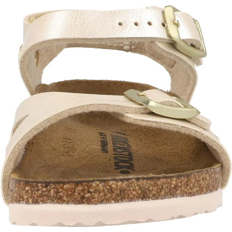 Birkenstock Rio Kids Pearl White Sandals