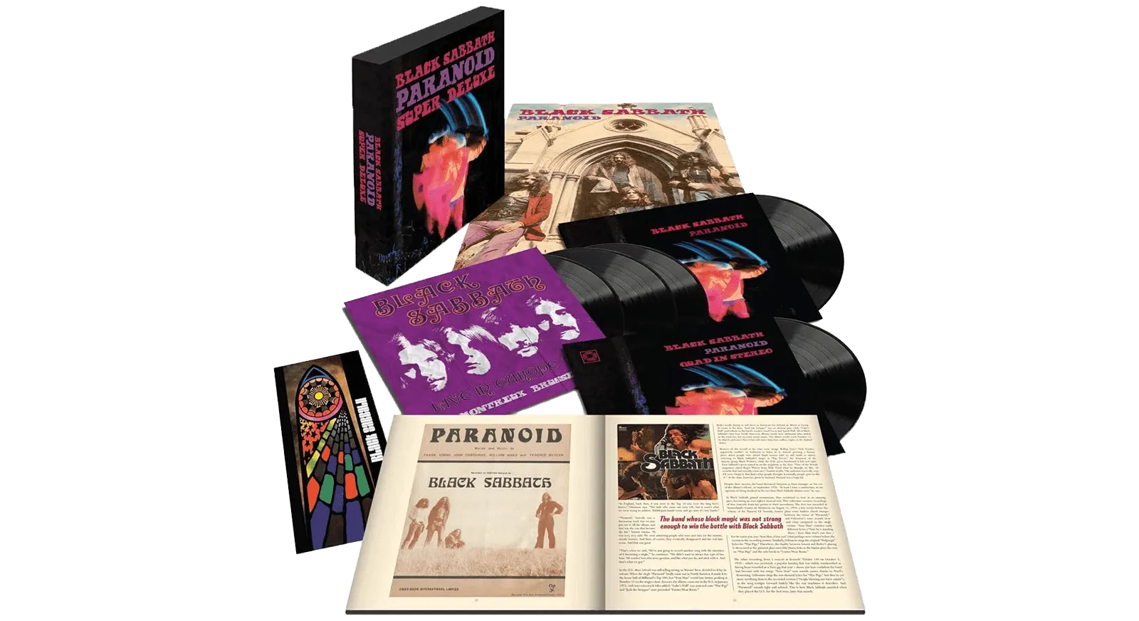 Black Sabbath : Paranoid (5LP Super Deluxe Edition)