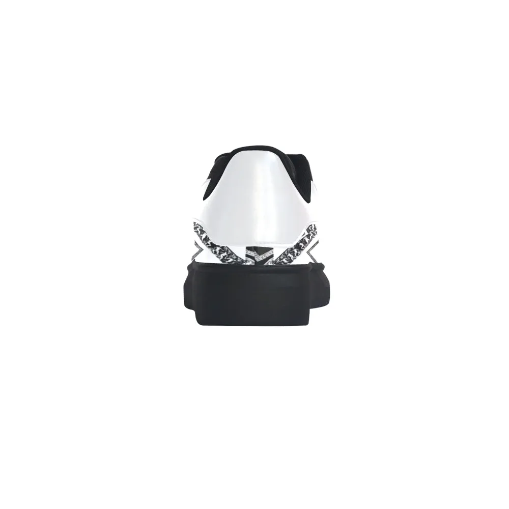 black white premium vip logo 5120x2565 1.2 mb repe Low Top Loafers Womens Shoes (Model 026)
