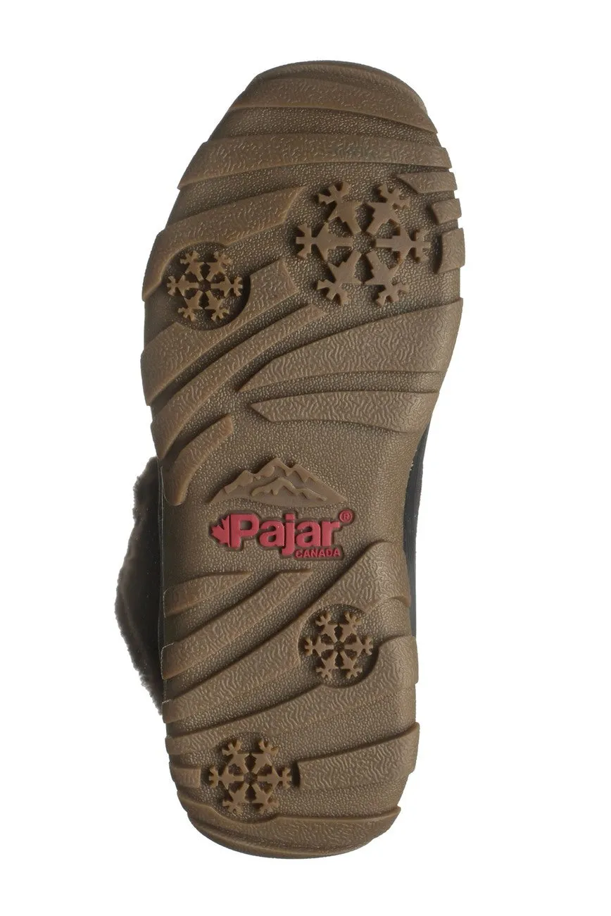 Brand new Women's Pajar Abbie Genuine Sheepskin Lined Waterproof Boot, Dark Brown, Sz 5-5.5! Would fit youth 3-3.5 as well! Retails $231 