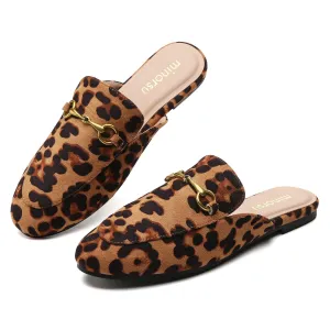 Buckle Round Toe Mules