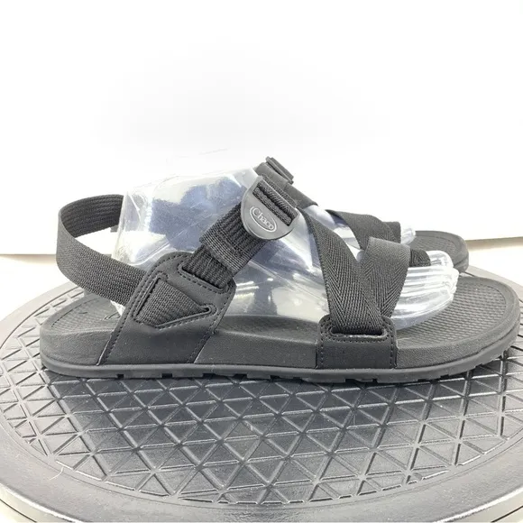 Chaco Men 45 Size 12 Sandals Black Strappy Shoes Rubber Water Hiking Lowdown 2
