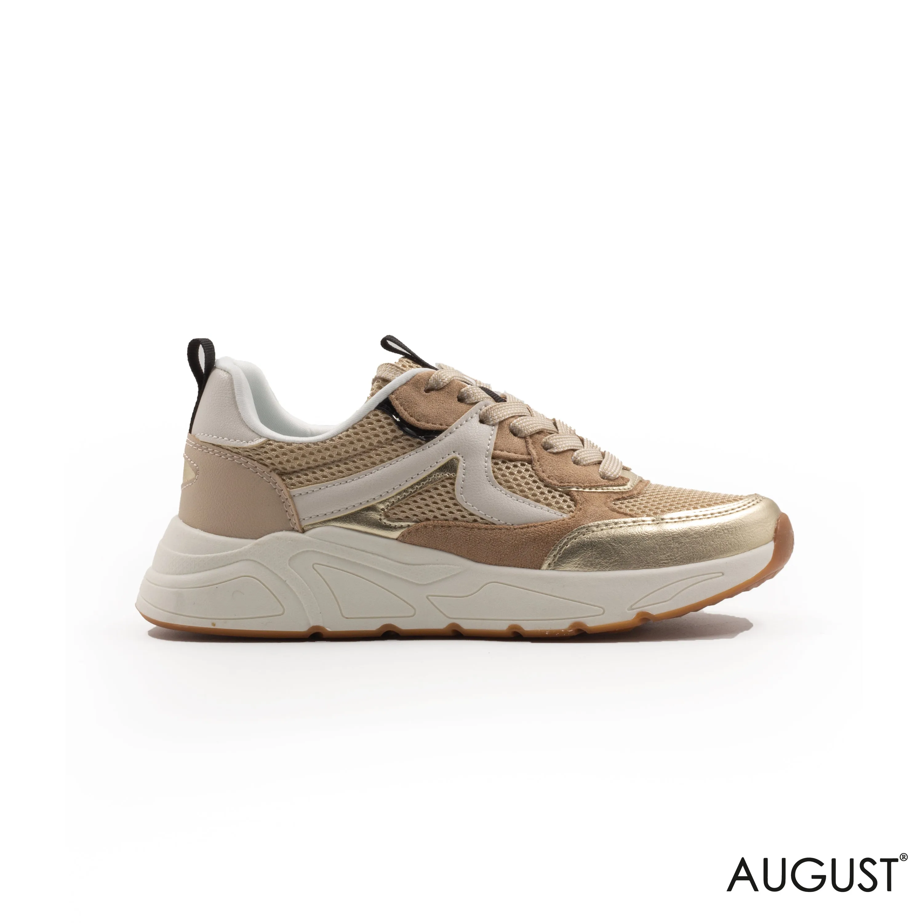 CHUNKY LEATHER SHOES WITH DETAILS TOUCH