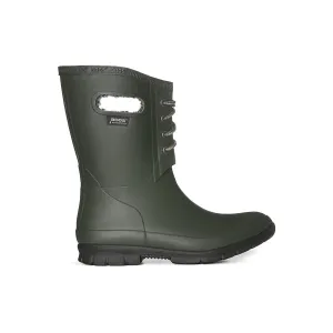 CL72103-8-Dk Green Boots Bogs "Amanda" Lace Up