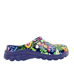 Clogees Womens Garden Clog Bright Flowers