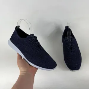 Cole Haan 2.Zerogrand Sneakers Womens 10 Navy Blue Lace Up Low Top Running Shoes