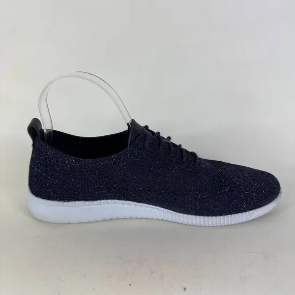 Cole Haan 2.Zerogrand Sneakers Womens 10 Navy Blue Lace Up Low Top Running Shoes