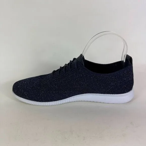 Cole Haan 2.Zerogrand Sneakers Womens 10 Navy Blue Lace Up Low Top Running Shoes