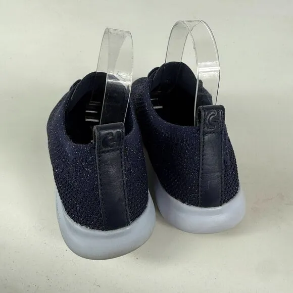 Cole Haan 2.Zerogrand Sneakers Womens 10 Navy Blue Lace Up Low Top Running Shoes