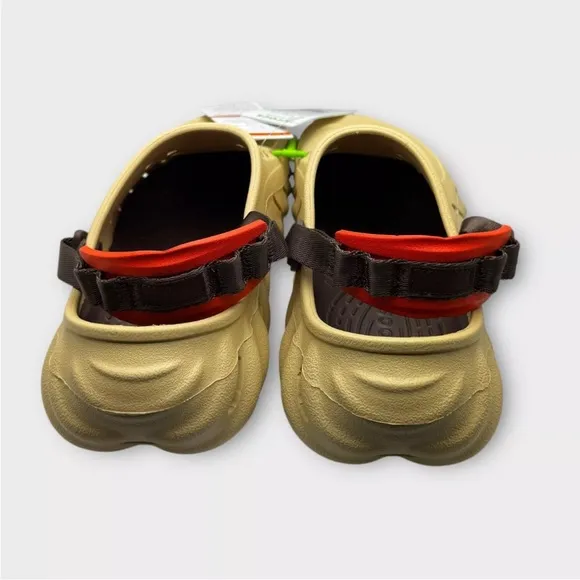 Crocs Echo Clogs Sesame Tan Unisex Waterproof Men Size 10 Women Size 12 New