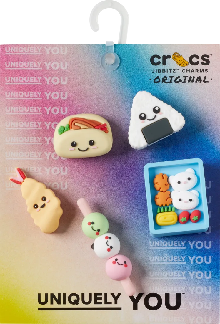 CROCS Jibbitz™ Shoe Charms - CUTE SNACKS 5 PACK