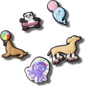 CROCS Jibbitz™ Shoe Charms - Fun Animal Friends 5 Pack