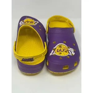 CROCS Los Angeles LA Lakers Classic Clogs NEW Men's Size 10 / Women's Size‎ 12