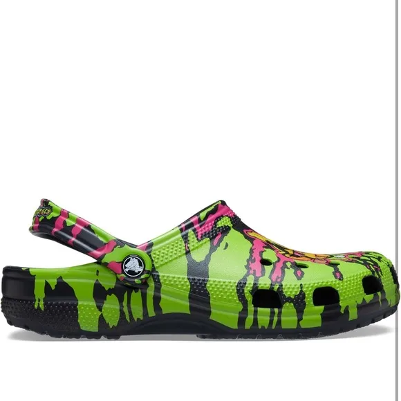 Crocs Party Animals Savanah Bananas Classic Clogs Size 9 Mens