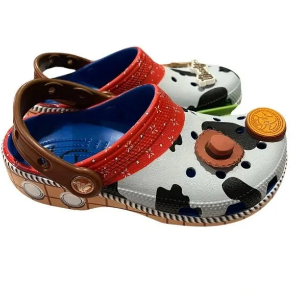 Crocs x Toy Story Sheriff Woody Clogs Toddler Multicolor Comfort ERk59