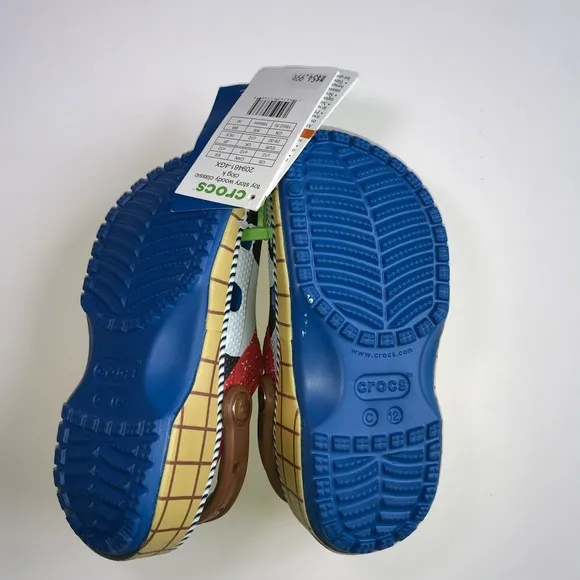Crocs x Toy Story Sheriff Woody Clogs Toddler Multicolor Comfort ERk59