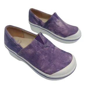 Dansko girls' &quot;Vesta&quot; tie-dyed canvas clogs