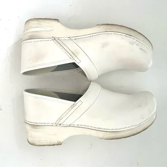Dansko Professional Nursing Clogs White Sz 42