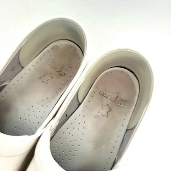 Dansko Professional Nursing Clogs White Sz 42