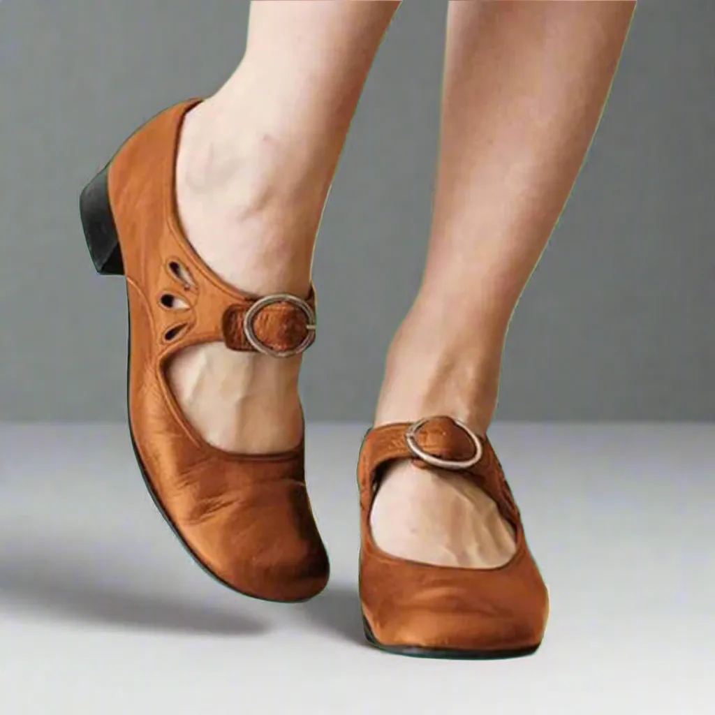 Denisa Orthopedic Leather Sandals