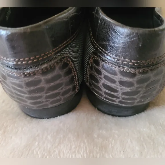 Donald J Pliner Darrin 3-K Dark Gray King Fabric Loafers - Size 11.5