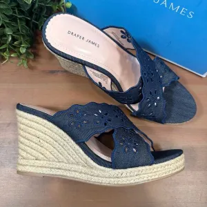 Draper James Emily Wedge Sandals Size 10