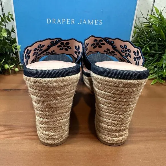 Draper James Emily Wedge Sandals Size 10