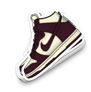 Dunk High "Bordeaux" Sneaker Sticker