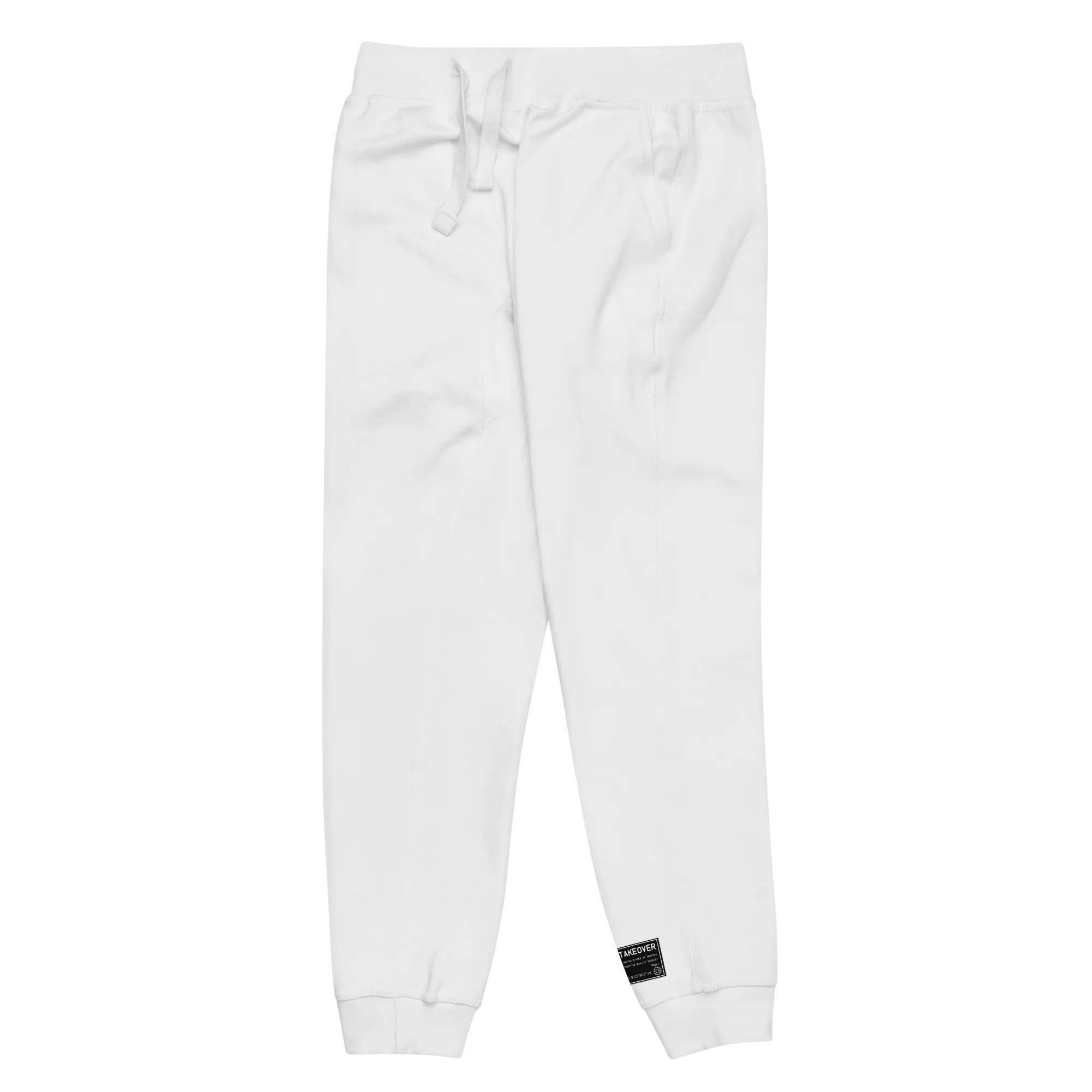 Fleece Jogger - White