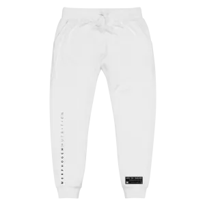 Fleece Jogger - White