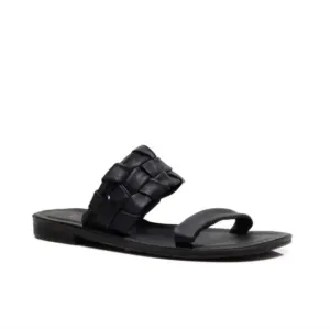 Free People Winding River Black Sandals Sz 6.5