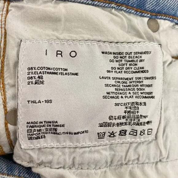 IRO Experience Skinny High Rise Thila Jeans - Size 27