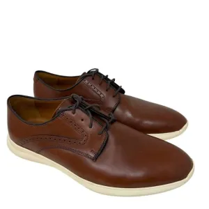 Johnston &amp; Murphy Holden Plain Toe Men's 9 Tan Oiled‎ Full Grain Comfort Loafer