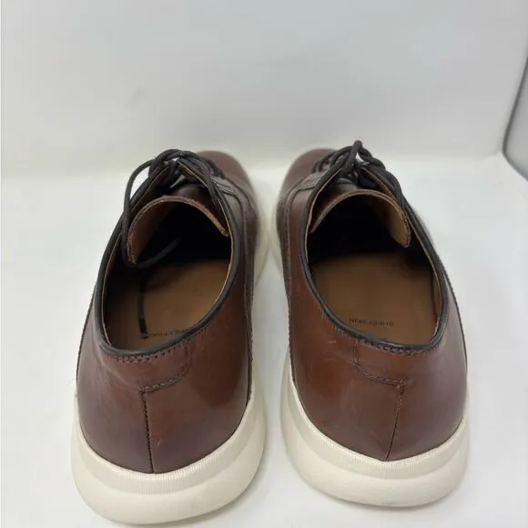 Johnston &amp; Murphy Holden Plain Toe Men's 9 Tan Oiled‎ Full Grain Comfort Loafer