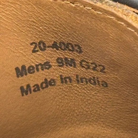Johnston &amp; Murphy Holden Plain Toe Men's 9 Tan Oiled‎ Full Grain Comfort Loafer