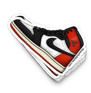 Jordan 1 "Black Toe Reimagined" Sneaker Sticker