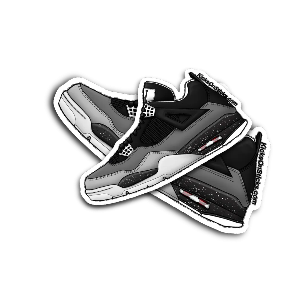 Jordan 4 "Fear" Sneaker Sticker