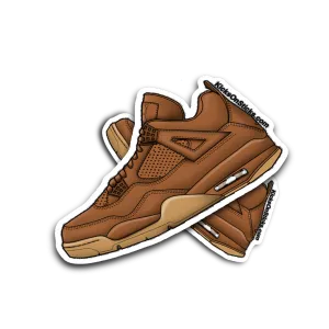 Jordan 4 "Ginger" Sneaker Sticker