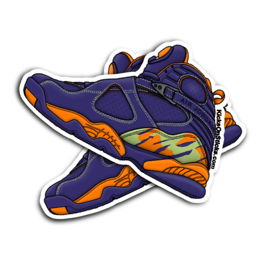 Jordan 8 "Peapod" Sneaker Sticker