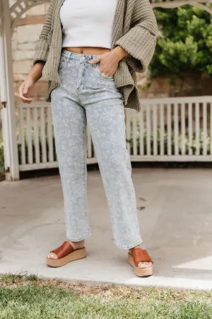 Kat Print Jeans in Paisley