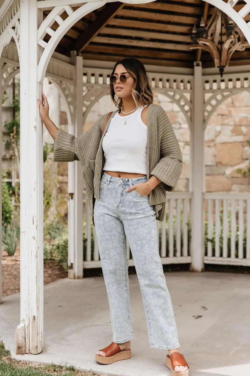 Kat Print Jeans in Paisley