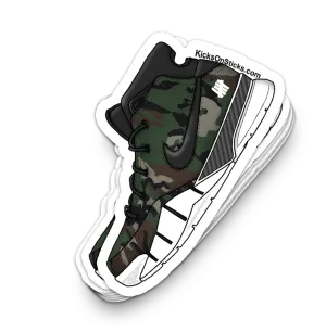 Kobe 1 "Undefeated Camo" Sneaker Sticker